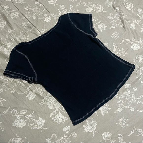 Free People End Game Pointelle tee - Picture 3 of 4